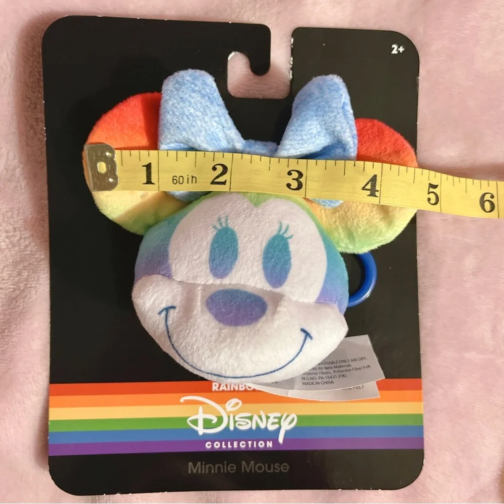 Disney Minnie Mouse Rainbow Collection Minnie Plush Clip - Picture 7 of 7